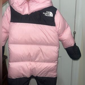 Toddler The North Face snowsuit.